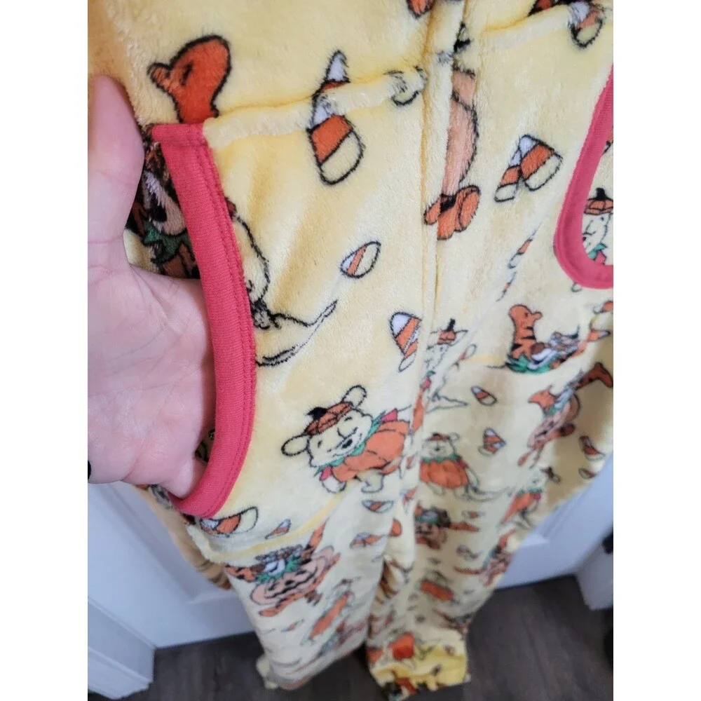 Disney Winnie the Pooh Womens Halloween One Piece Pajamas Size XXL
